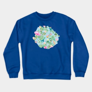 Hawaiian Tropical Dreamy blue Crewneck Sweatshirt